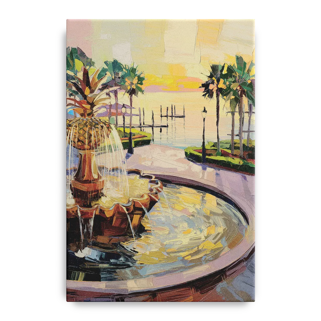 Charleston Waterfront Park - Canvas Wall Art