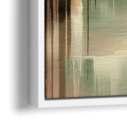Spokane Riverfront Views - Close-Up White Frame Canvas