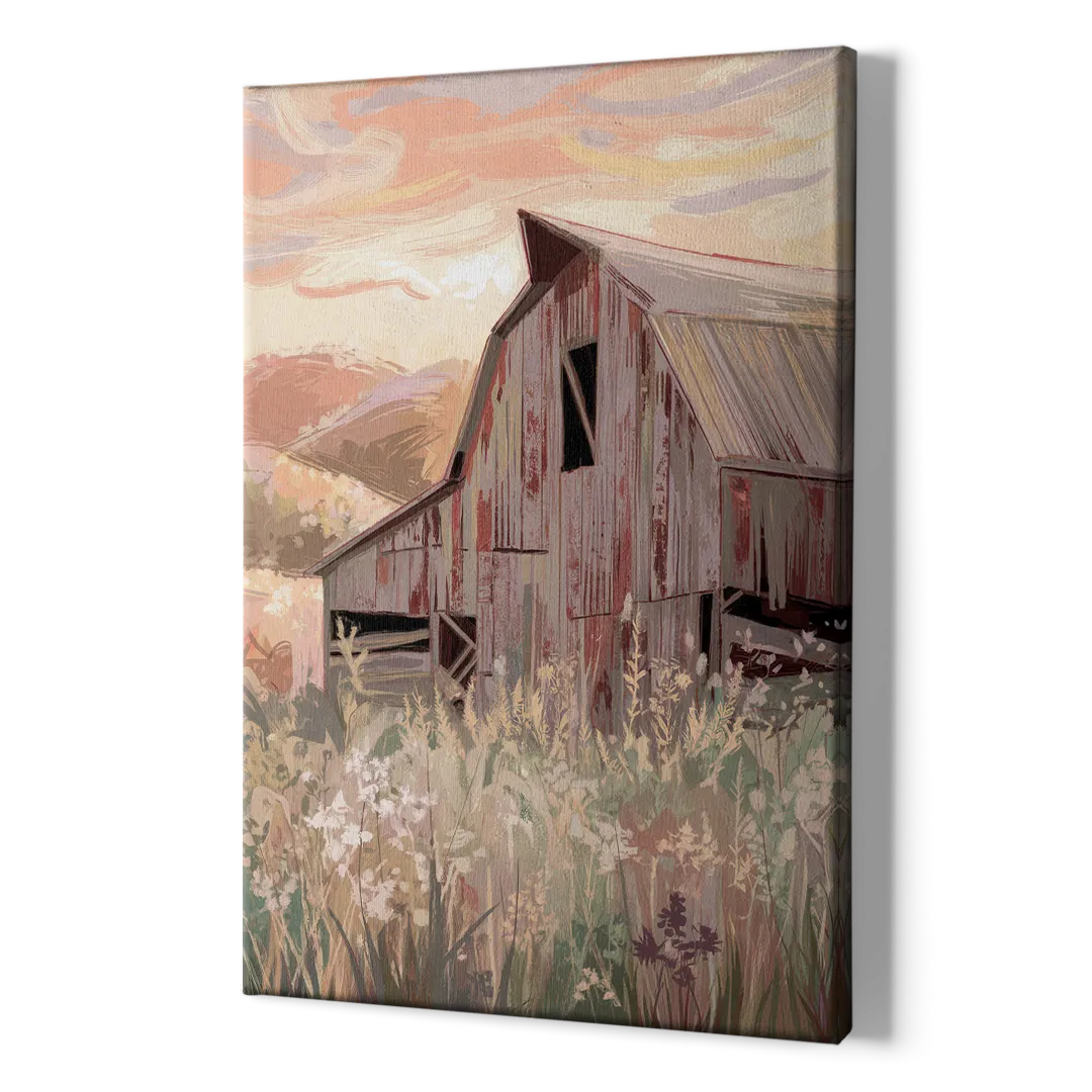 Joseph Rustic Charm - Canvas Print Art Sides