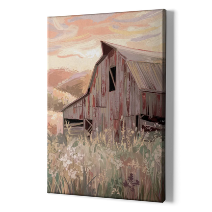 Joseph Rustic Charm - Canvas Print Art Sides