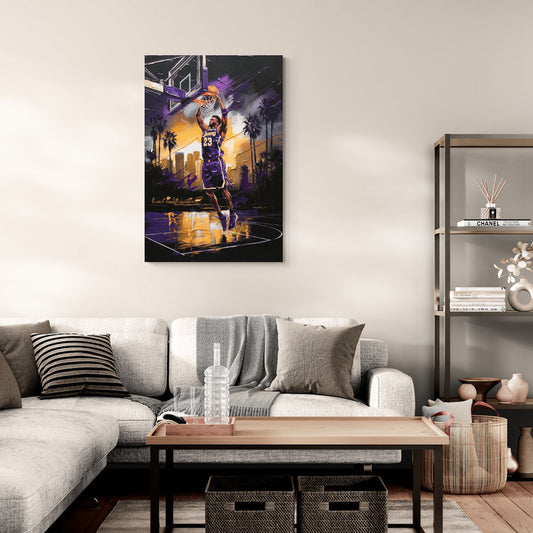 Los Angeles Lakers Legacy - Canvas Wall Art Living Room