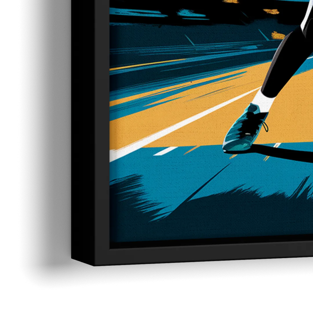 Jacksonville Jaguars Fans - Close-Up Black Frame Canvas