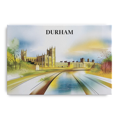 Durham Cultural Landmarks - Canvas Wall Art