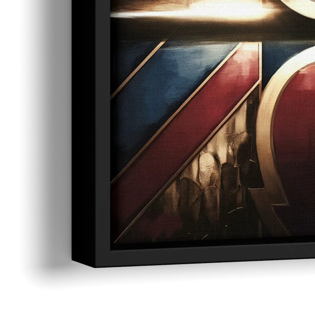 Cleveland Guardians Tribute - Close-Up Black Frame Canvas