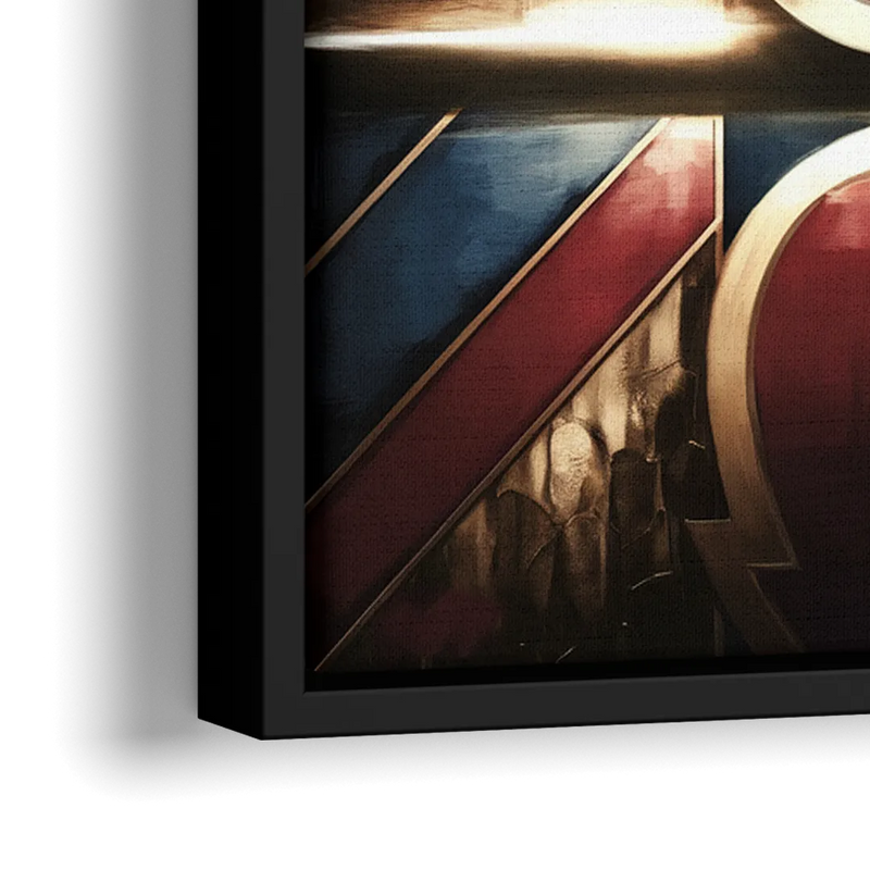 Cleveland Guardians Tribute - Close-Up Black Frame Canvas