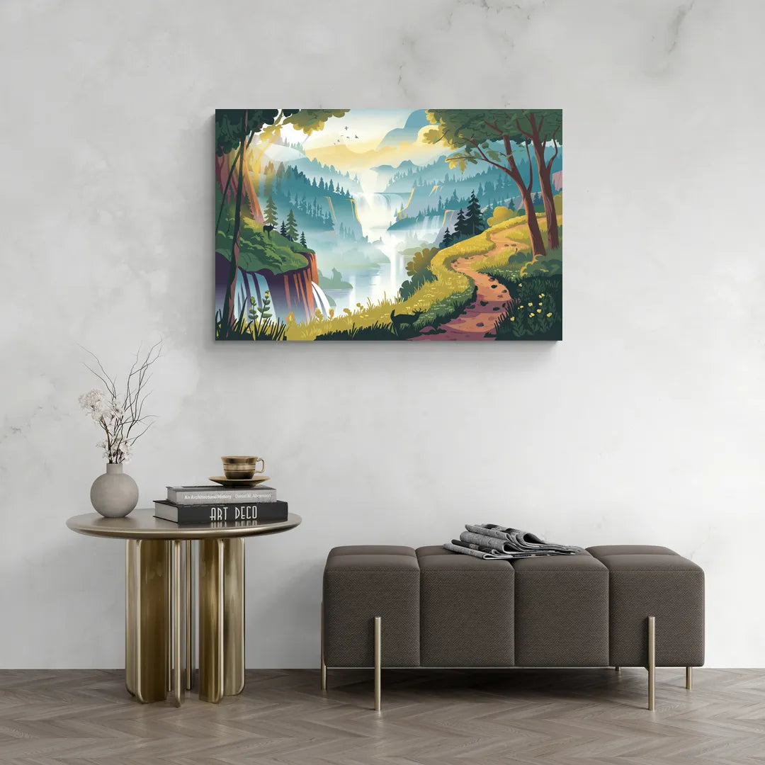 Henderson Scenic Trails - Canvas Wall Art Living Room