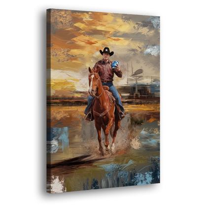 Dallas Cowboy Culture - Canvas Print Art Sides