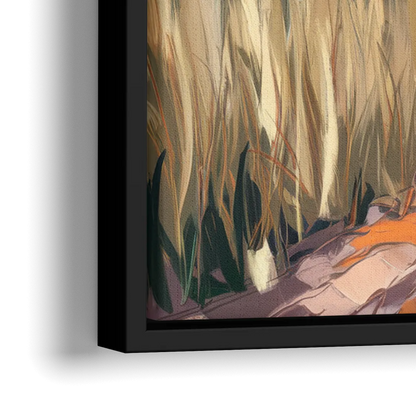 Plano Nature Trails - Close-Up Black Frame Canvas