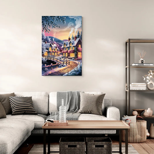 Madison Winter Wonderland - Canvas Wall Art Living Room