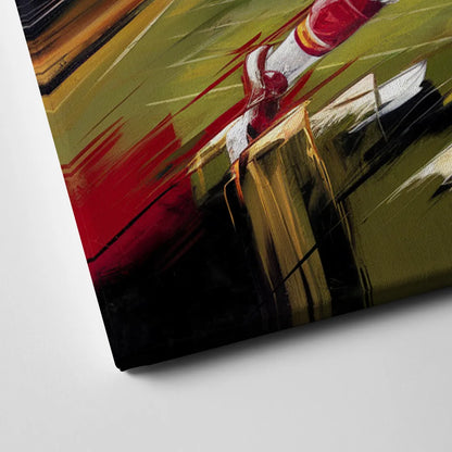 Kansas City Chiefs Game Day Canvas Close Up