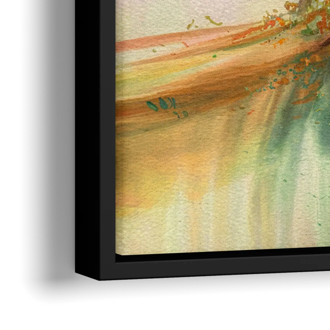 New Hope Seasonal Beauty - Close-Up Black Frame Canvas