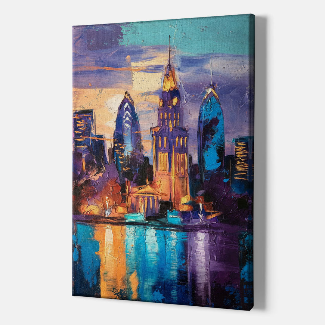 Philadelphia Old City - Canvas Wall Art Indoor
