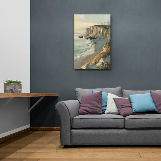 La Jolla Cliffside Beauty - Canvas Wall Art Living Room
