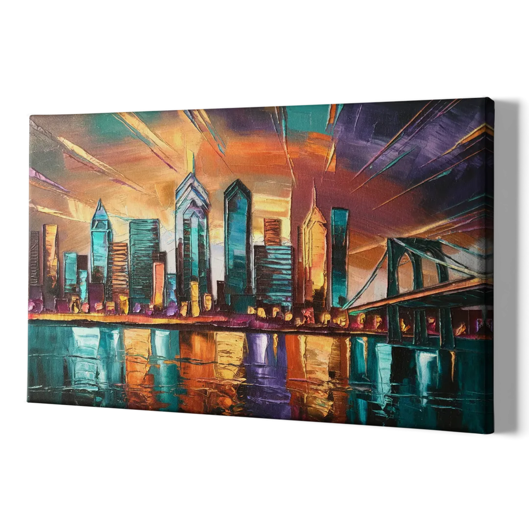 Philadelphia Mural Art - Canvas Print Art Sides