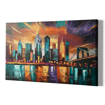 Philadelphia Mural Art - Canvas Print Art Sides