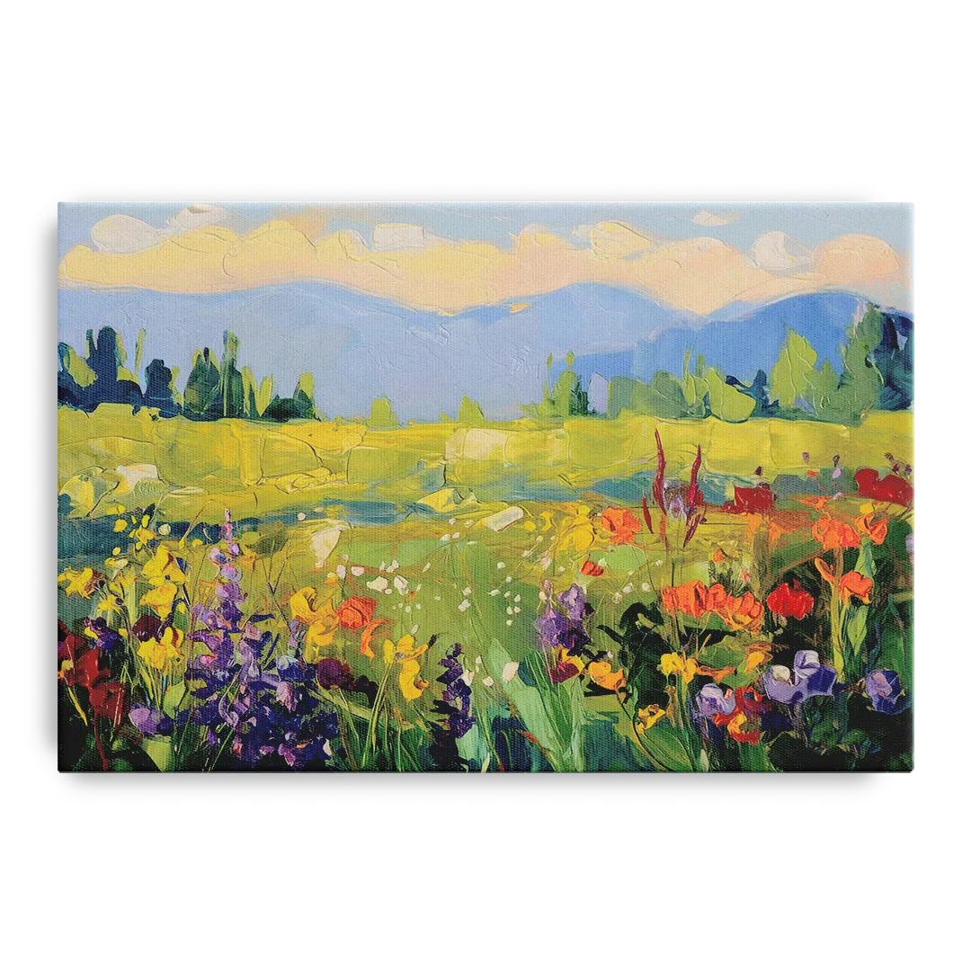 Breckenridge Summer Wildflowers - Canvas Wall Art