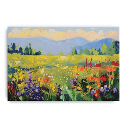 Breckenridge Summer Wildflowers - Canvas Wall Art
