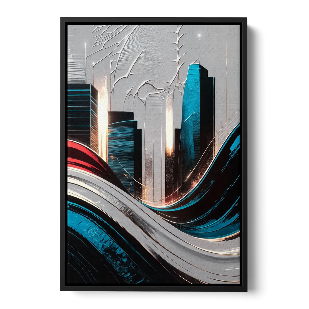 San Jose Earthquakes Spirit - Black Frame Canvas