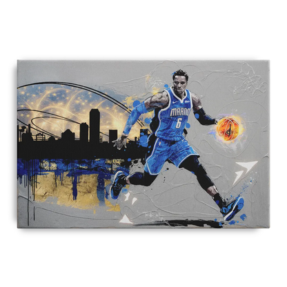 Orlando Magic Basketball Theme - Canvas Wall Art
