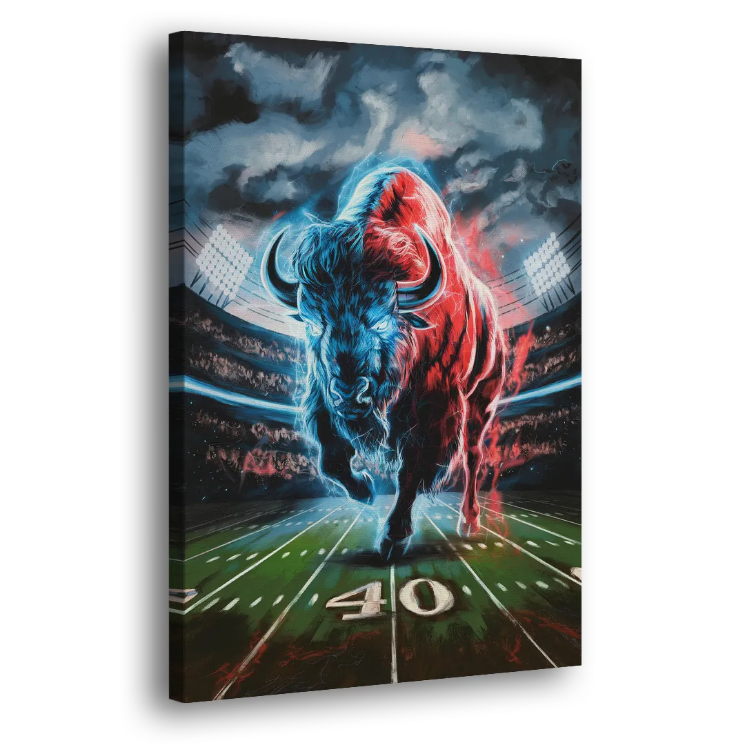 Buffalo Bills Football Pride - Canvas Print Art Sides