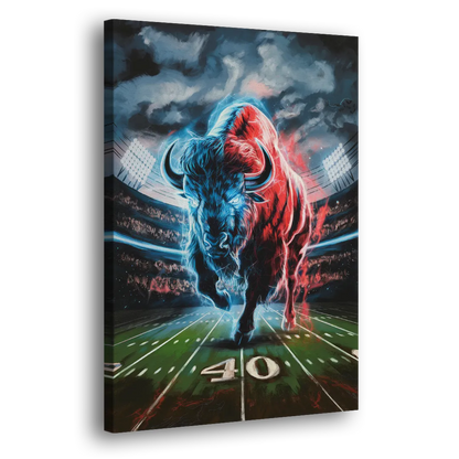 Buffalo Bills Football Pride - Canvas Print Art Sides