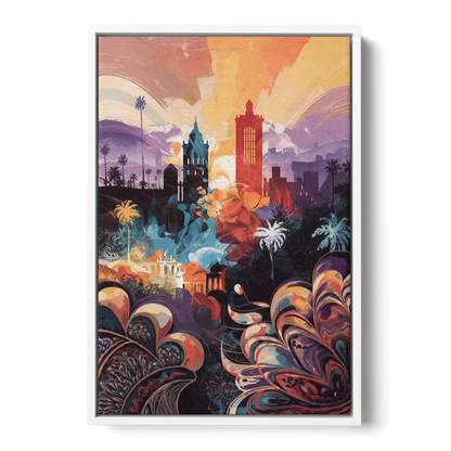San Jose Cultural Heritage - White Frame Canvas