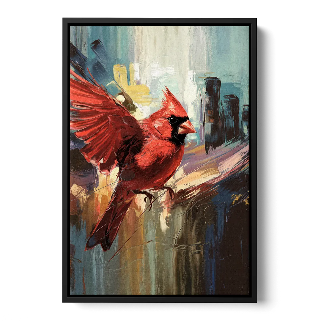 Chandler Cardinals Fan Art - Black Frame Canvas