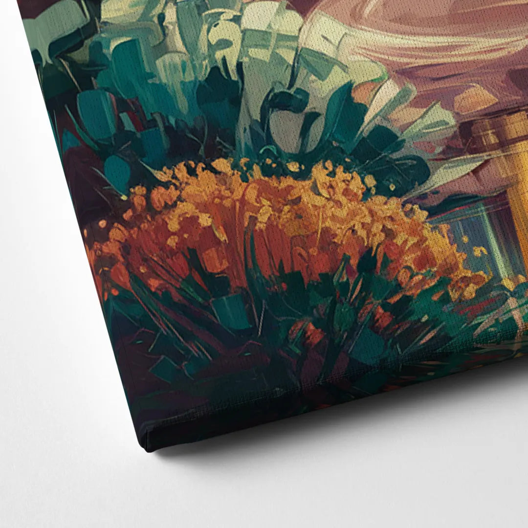 Las Vegas Desert Oasis Canvas Close Up