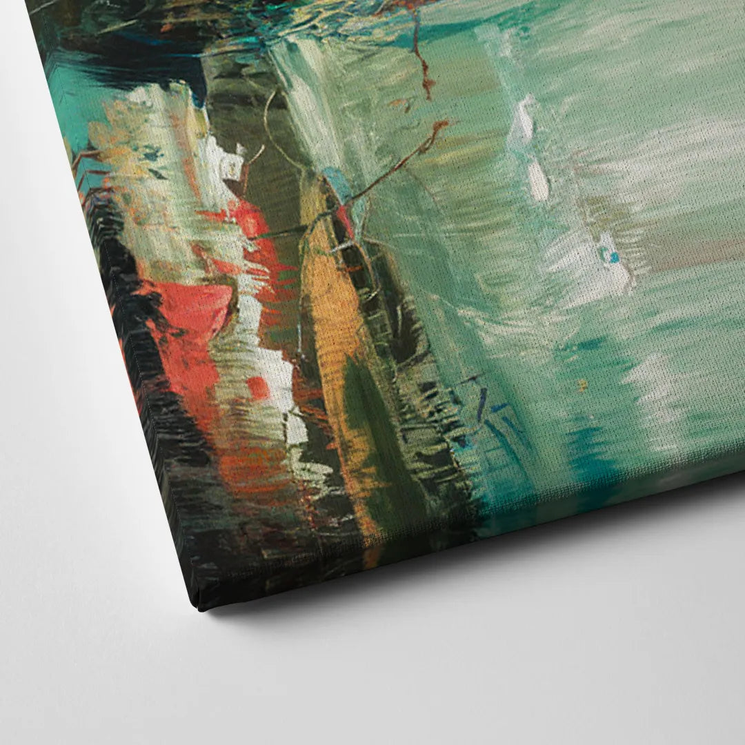 Orlando Tropical Landscape Canvas Close Up