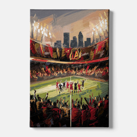 Atlanta United Team Celebration - Canvas Wall Art