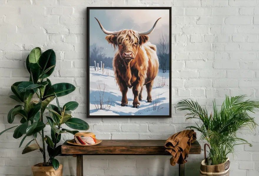 Country Wall Art Animal Highland