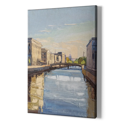 Providence Urban Landscape - Canvas Print Art Sides