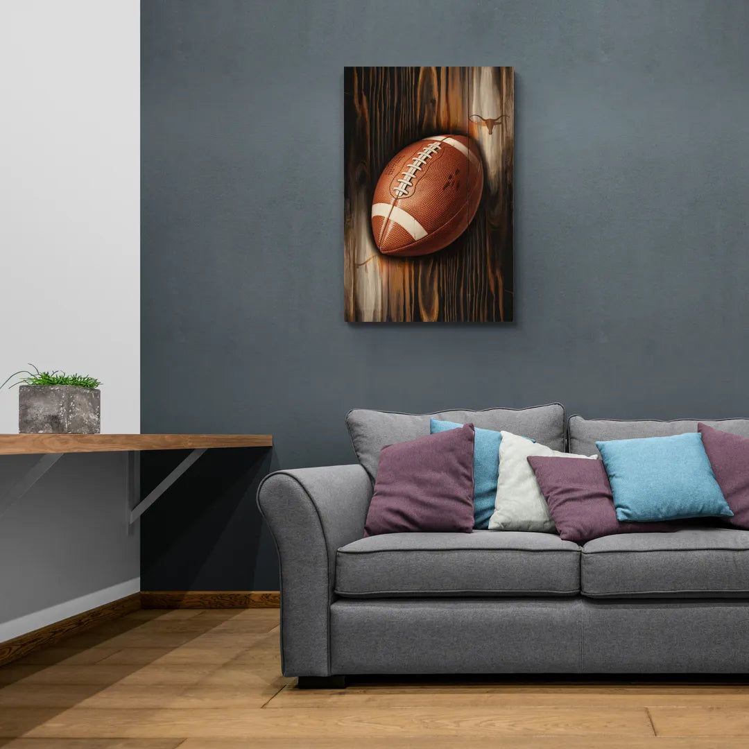 Austin UT Football Energy - Canvas Wall Art Living Room
