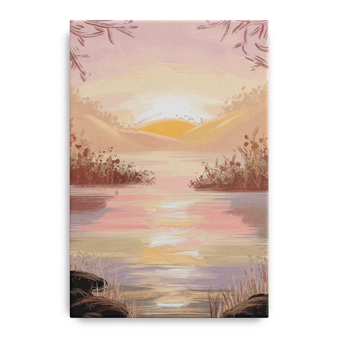 Springfield Sunrise Landscape - Canvas Wall Art