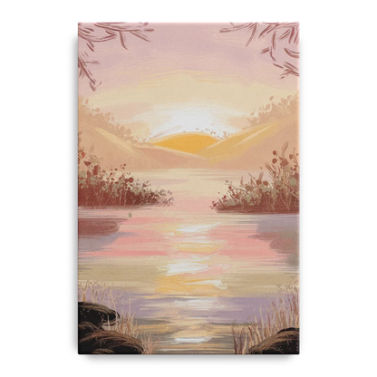 Springfield Sunrise Landscape - Canvas Wall Art