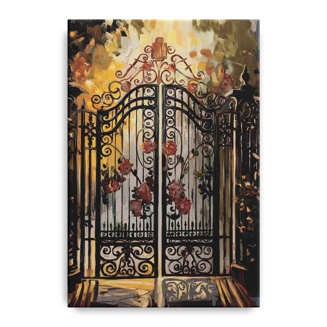 Charleston Iconic Gates - Canvas Wall Art