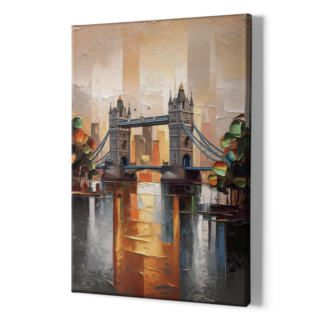 Sacramento Riverfront View - Canvas Print Art Sides