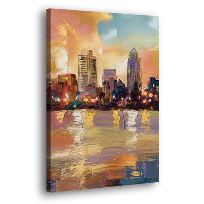 Franklin Skyline View - Canvas Print Art Sides