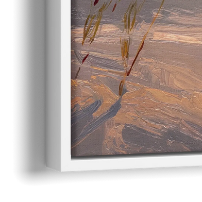 Virginia Beach Chesapeake Bay Views - Close-Up White Frame Canvas