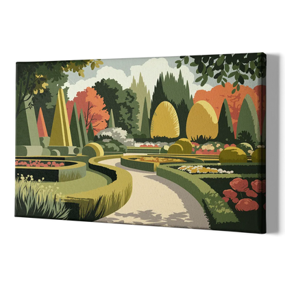 Des Moines Arboretum Views - Canvas Print Art Sides