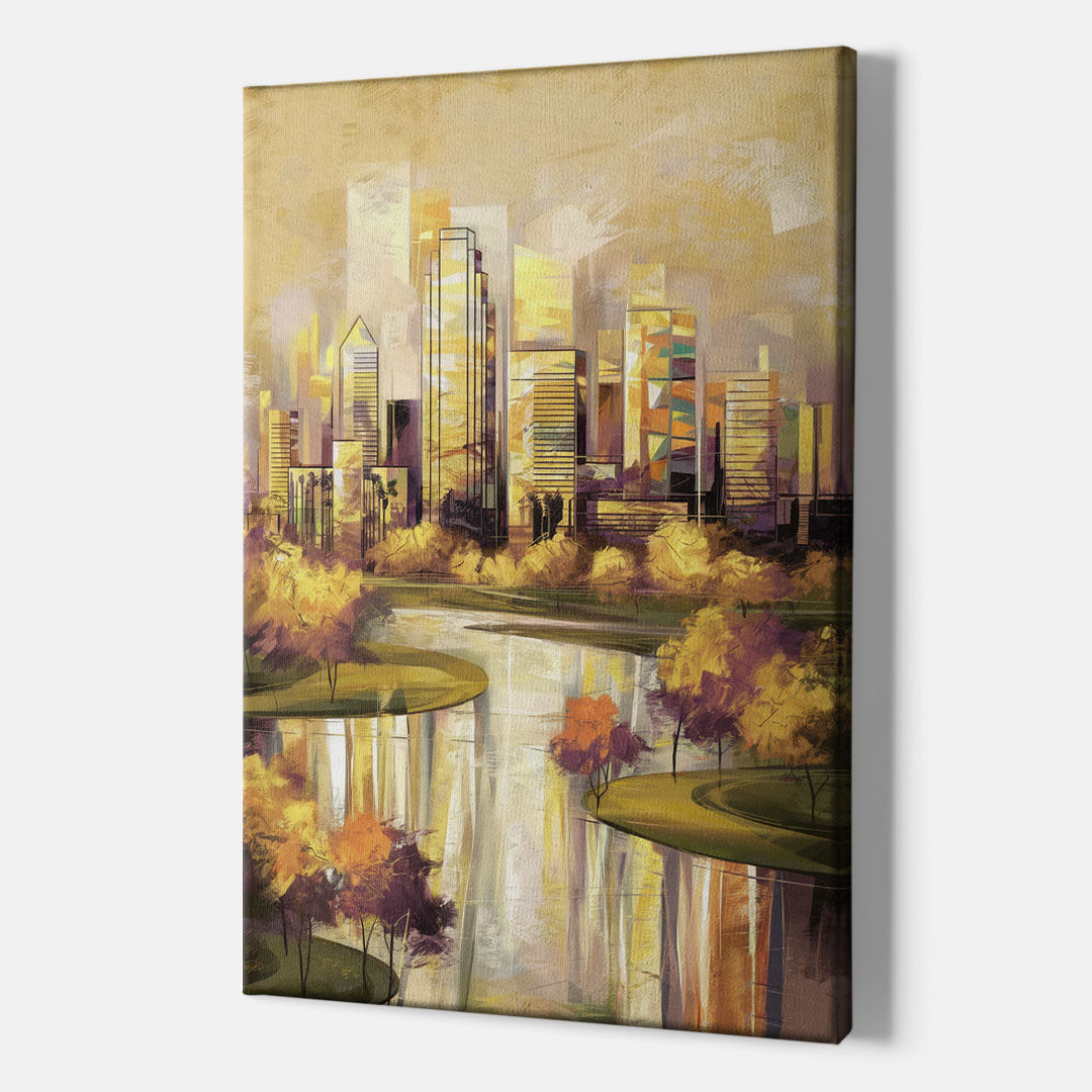 Irving Scenic Views - Canvas Wall Art Indoor