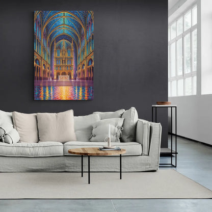 Notre Dame Basilica Interior - Canvas Wall Art Living Room