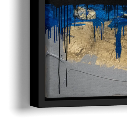 Orlando Magic Basketball Theme - Close-Up Black Frame Canvas