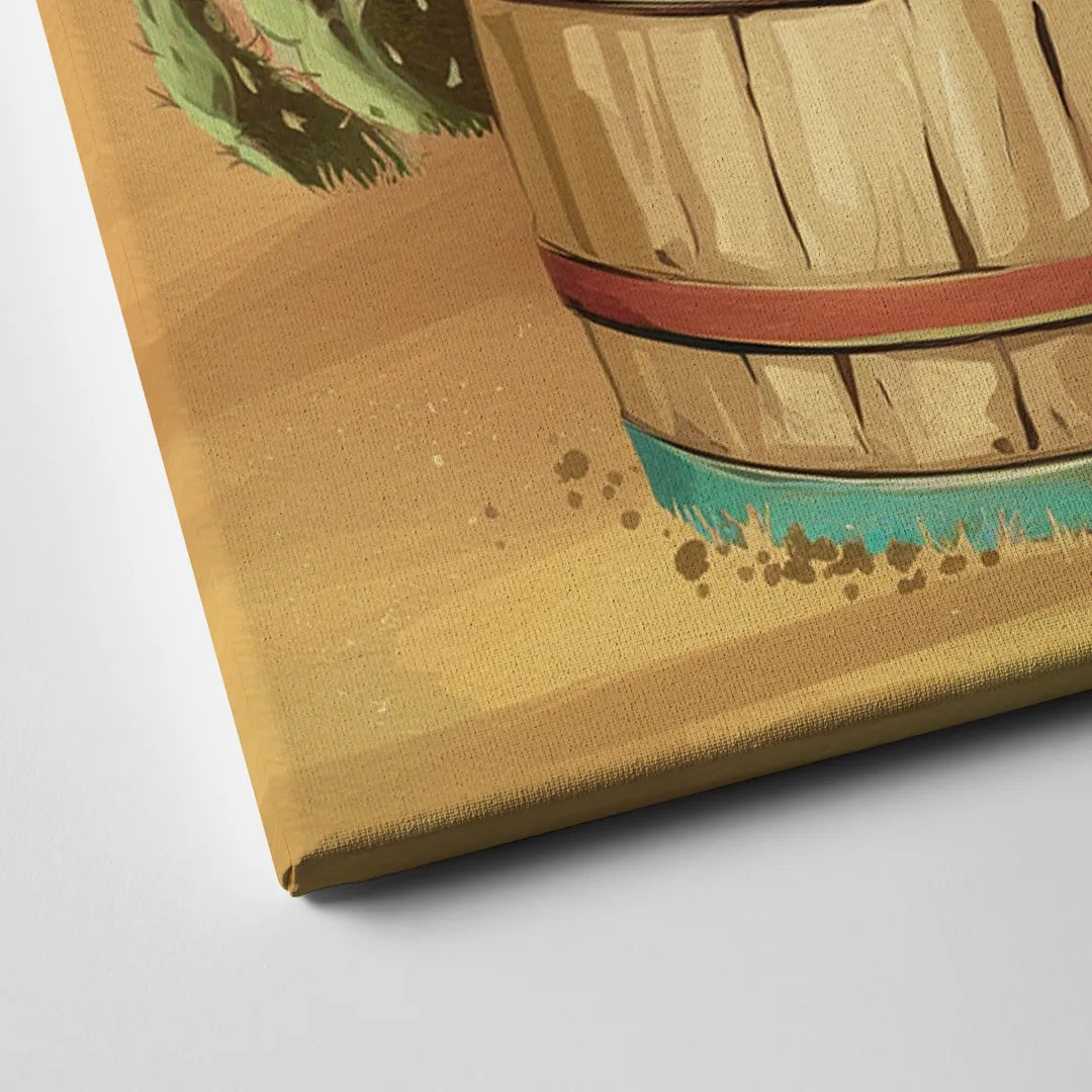 Scottsdale Western Heritage Canvas Close Up