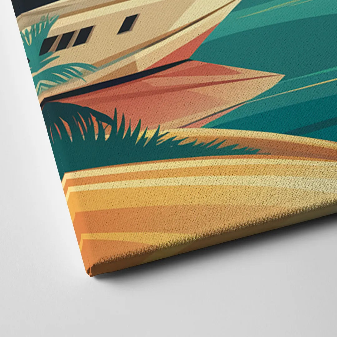 St. Petersburg Gulf Coast Views Canvas Close Up