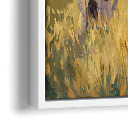 Aspen Tranquility - Close-Up White Frame Canvas