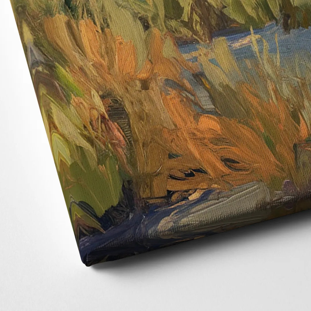 Bandon Dunes Golf Landscape Canvas Close Up