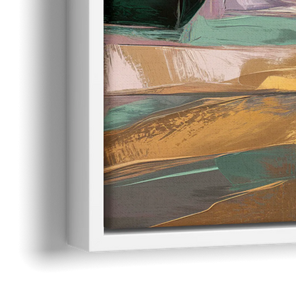 Tampa Bayshore Boulevard Scene - Close-Up White Frame Canvas