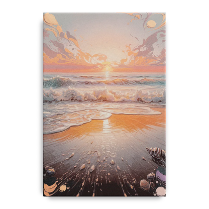 Dunedin Coastal Sunrise - Canvas Wall Art