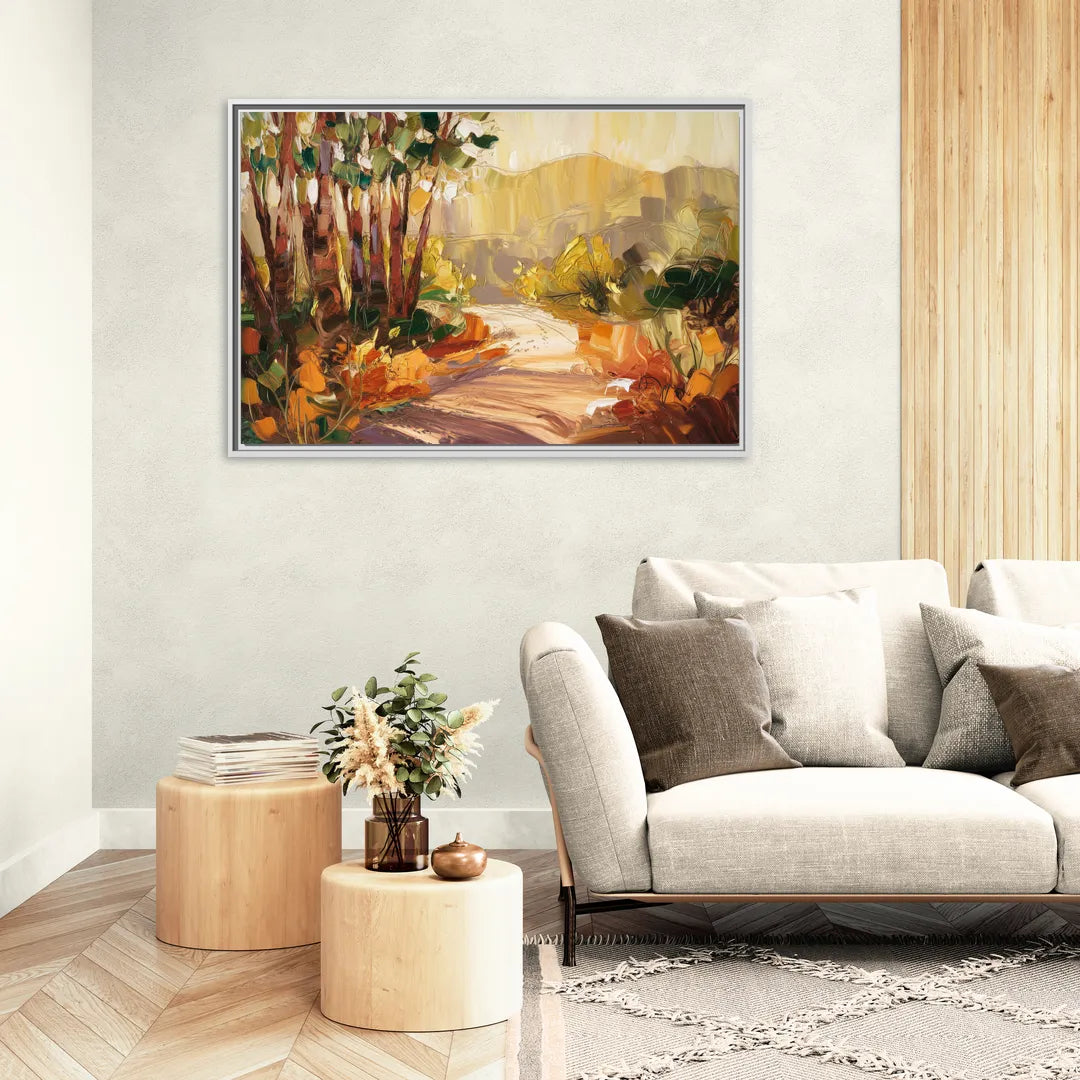 Irvine Nature Trails - Living Room White Frame Canvas